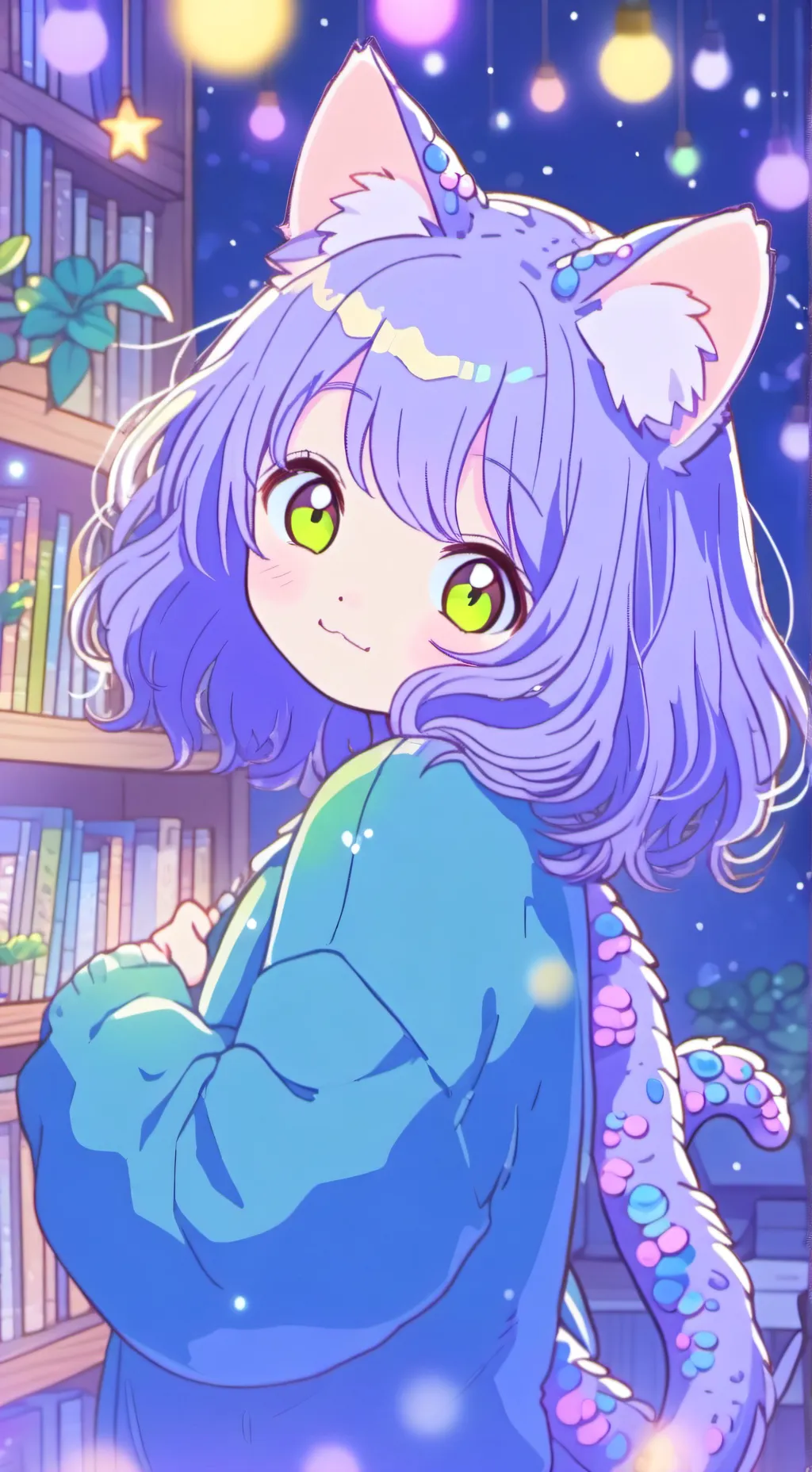 ai character: Wall-Crawling Mottled Feline background