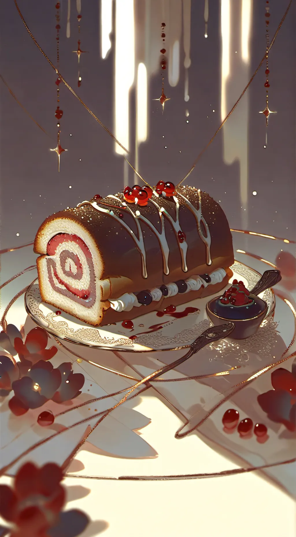 ai character: Fruitcake angst background