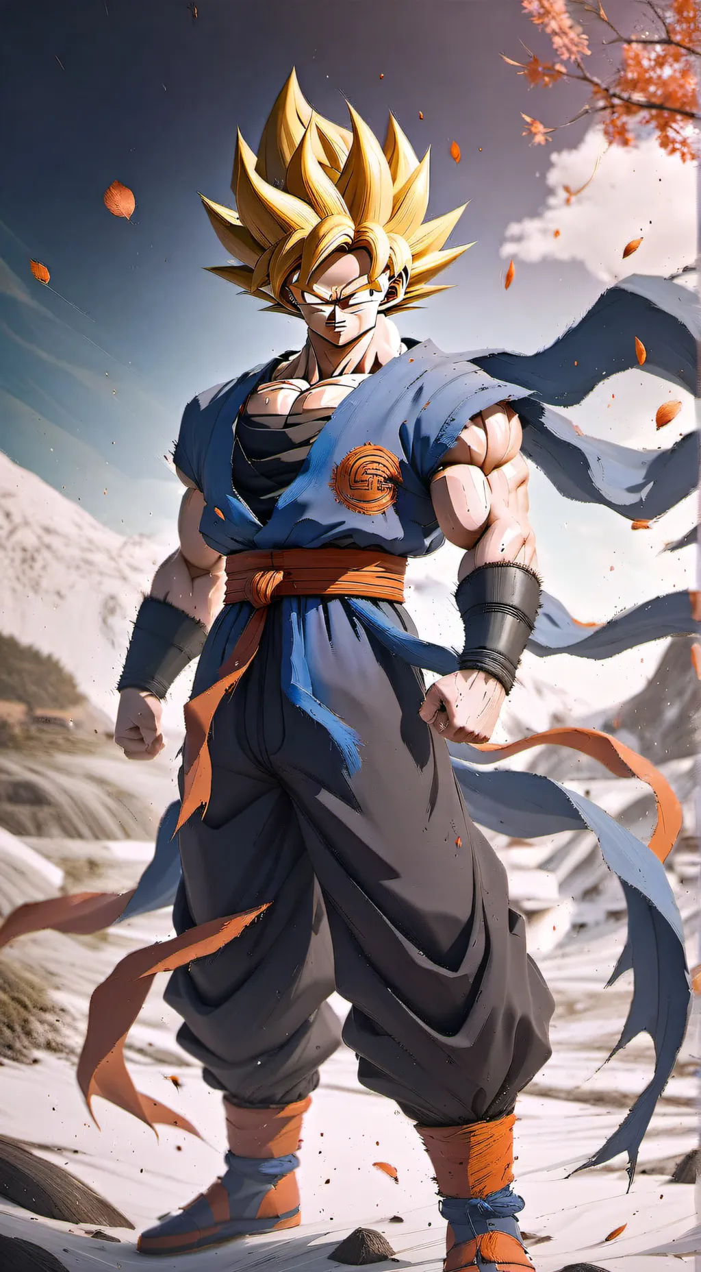 ai character: goku background