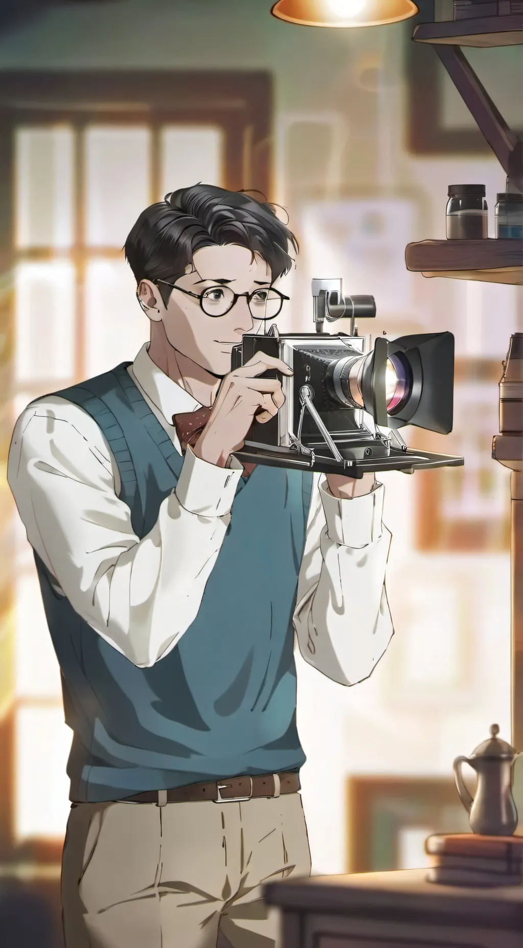 ai character: g man mejorado background