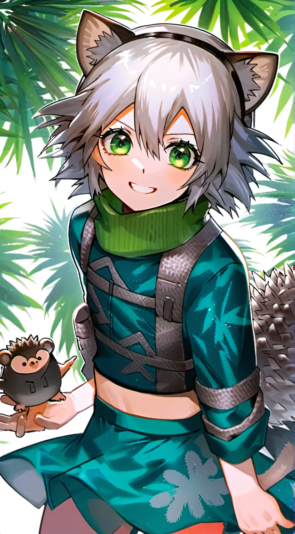 ai character: CyberHedgehog Spirit background