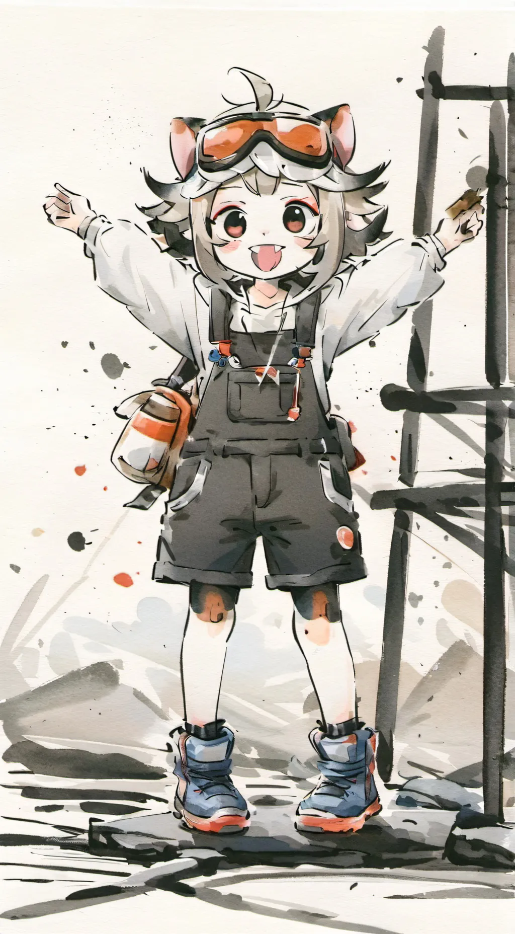 ai character: Goob is sick???!! background