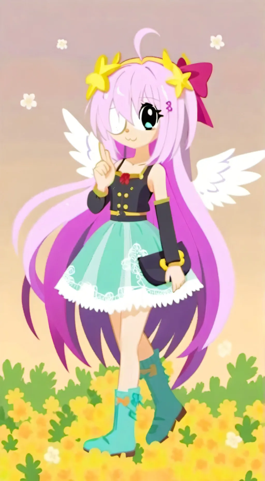 ai character: Pinky background