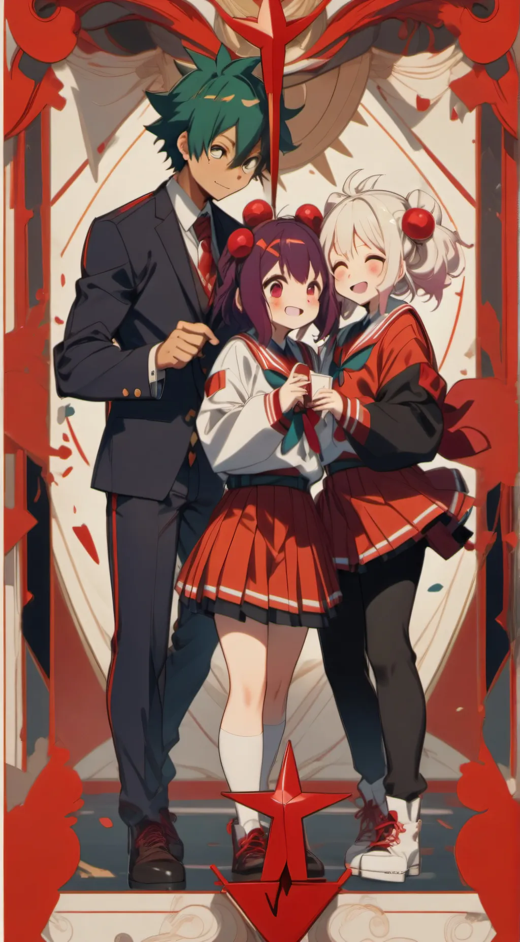 ai character: mha soulmates  background