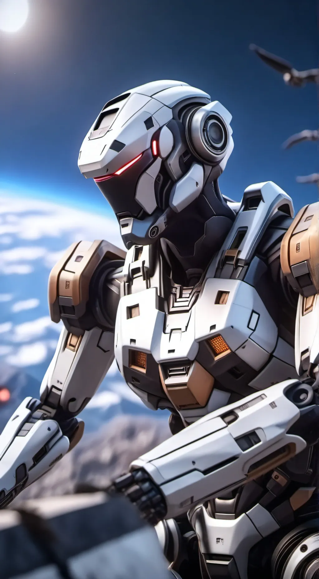 ai character: Robots Soldiers background