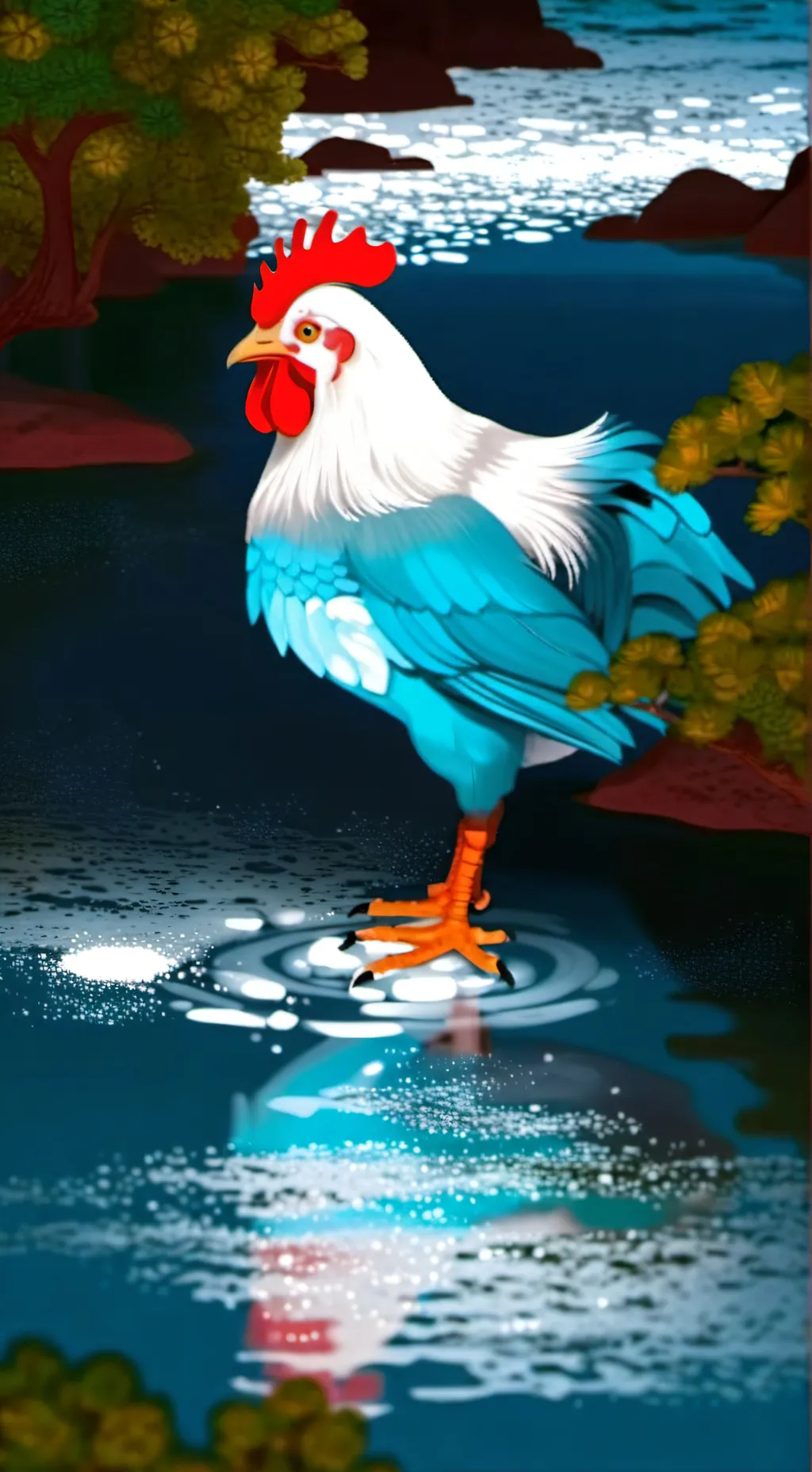 ai character: pollo sabroson🔥 background