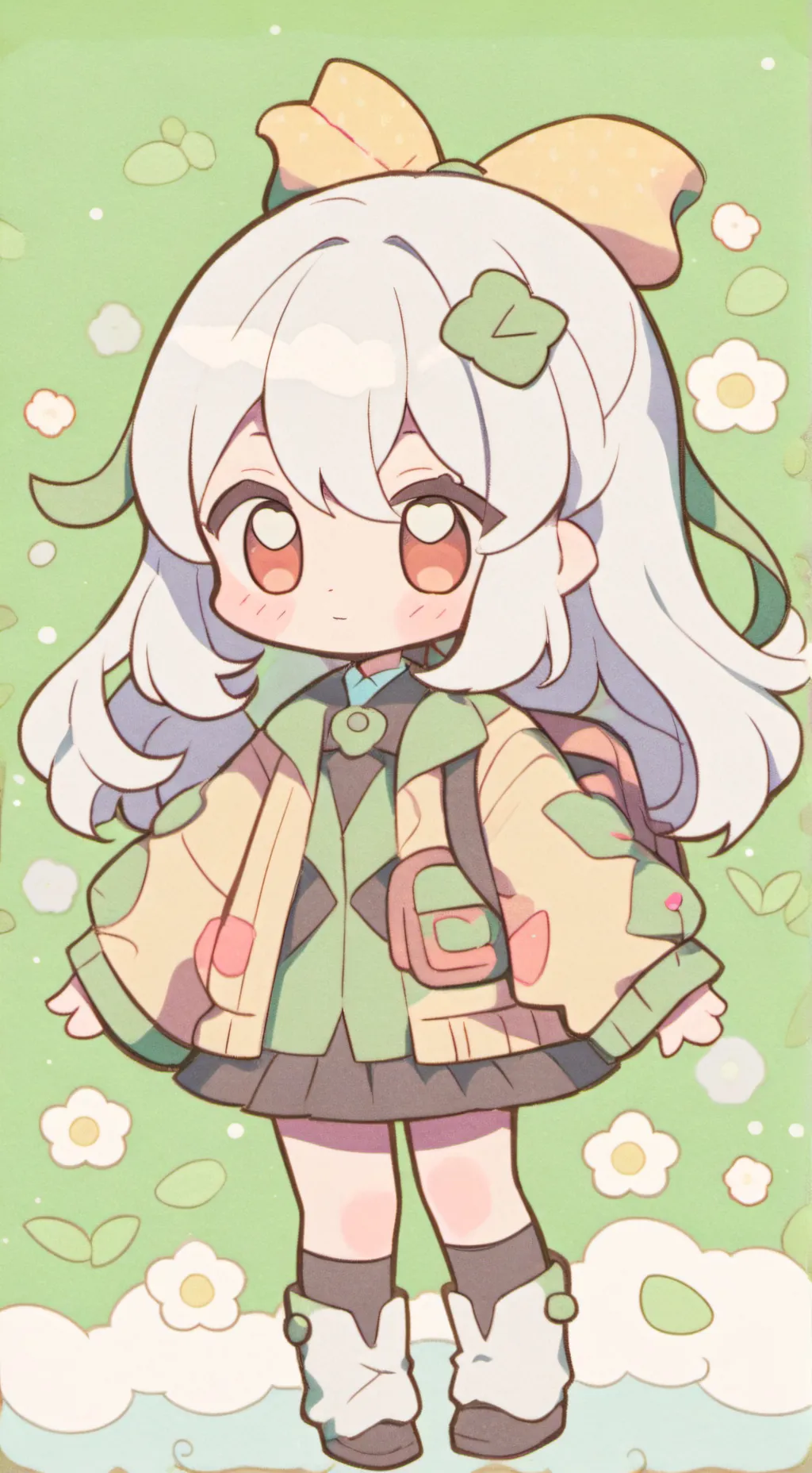 ai character: cry baby background