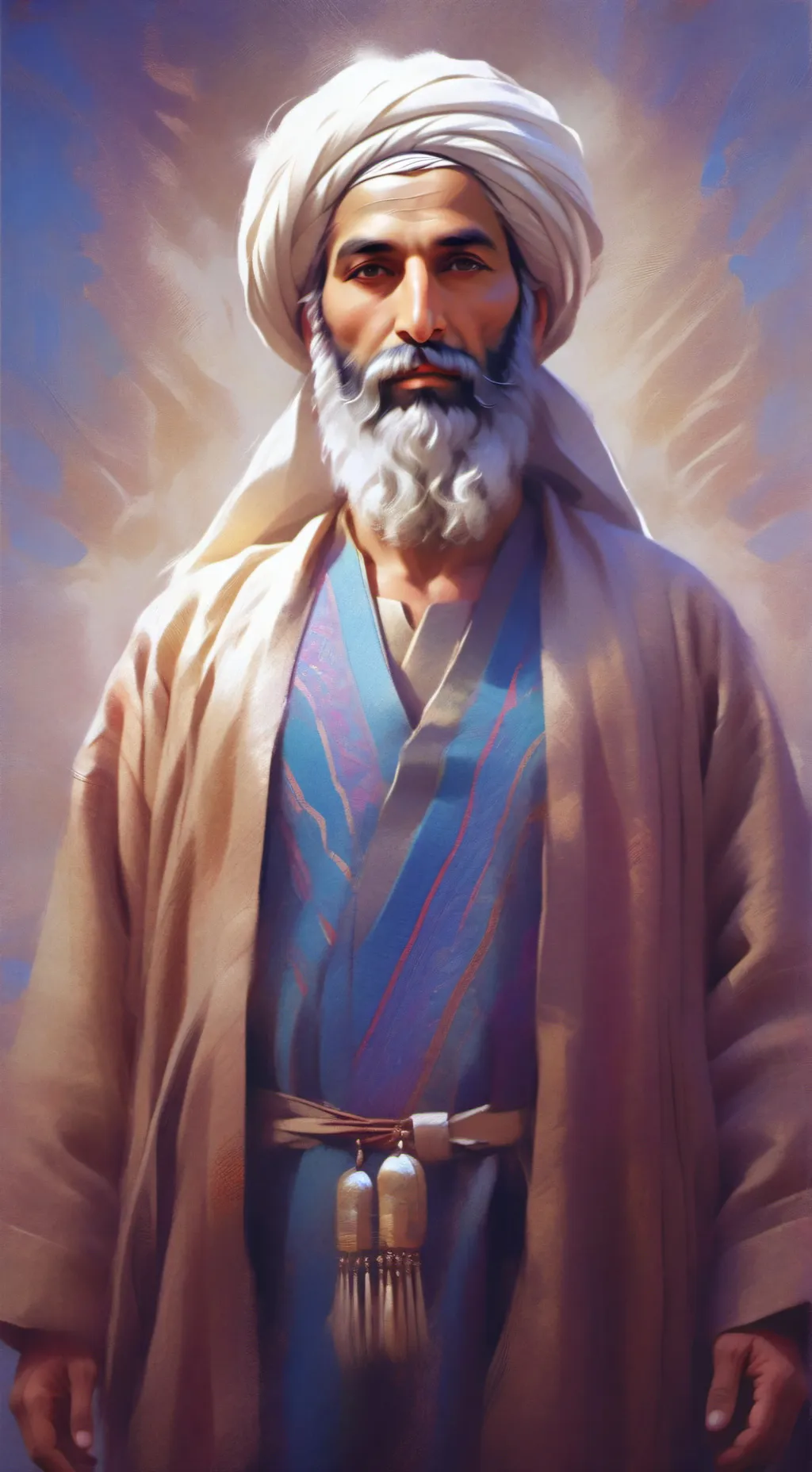 ai character: keykhosrow  background