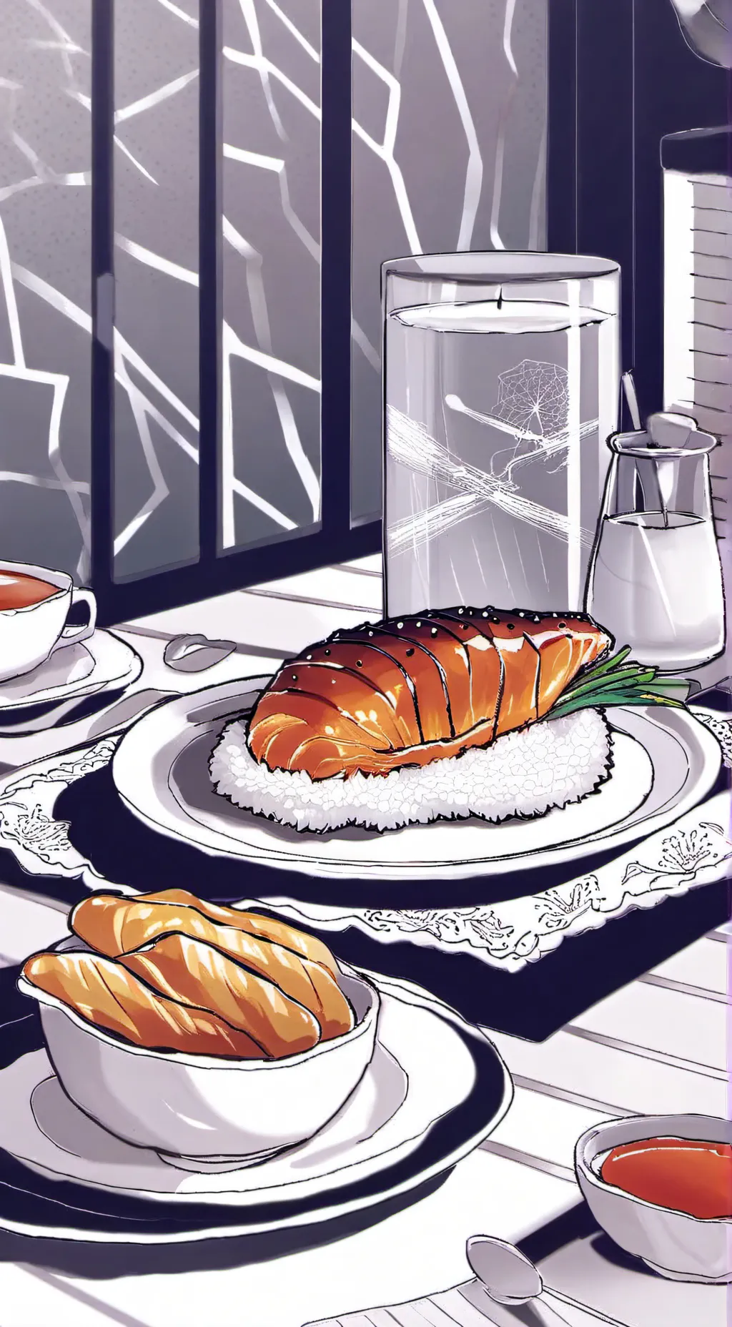 ai character: secret staycation  background