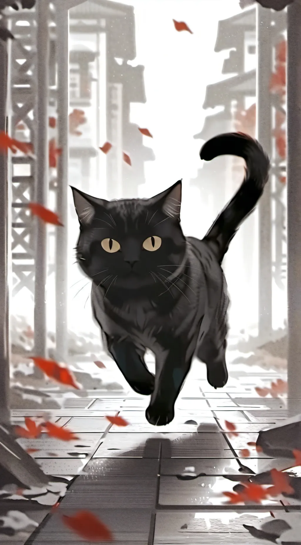 ai character: oiai cat background