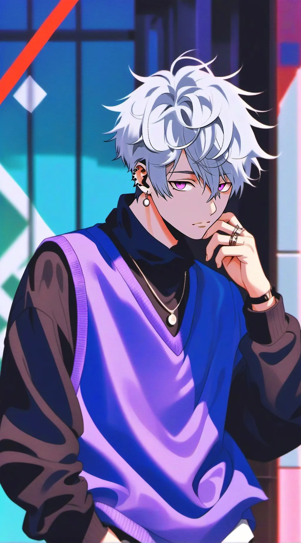 ai character: Max background