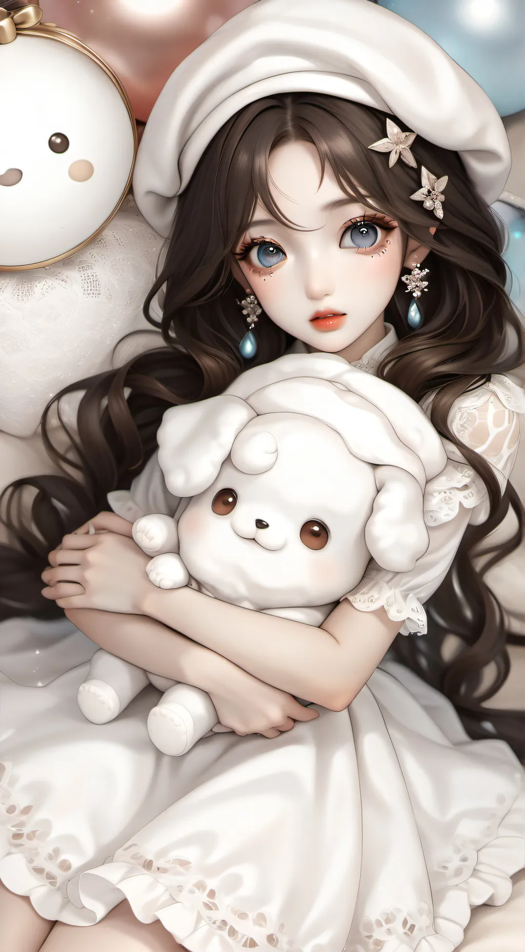 ai character: Martina🩵 background