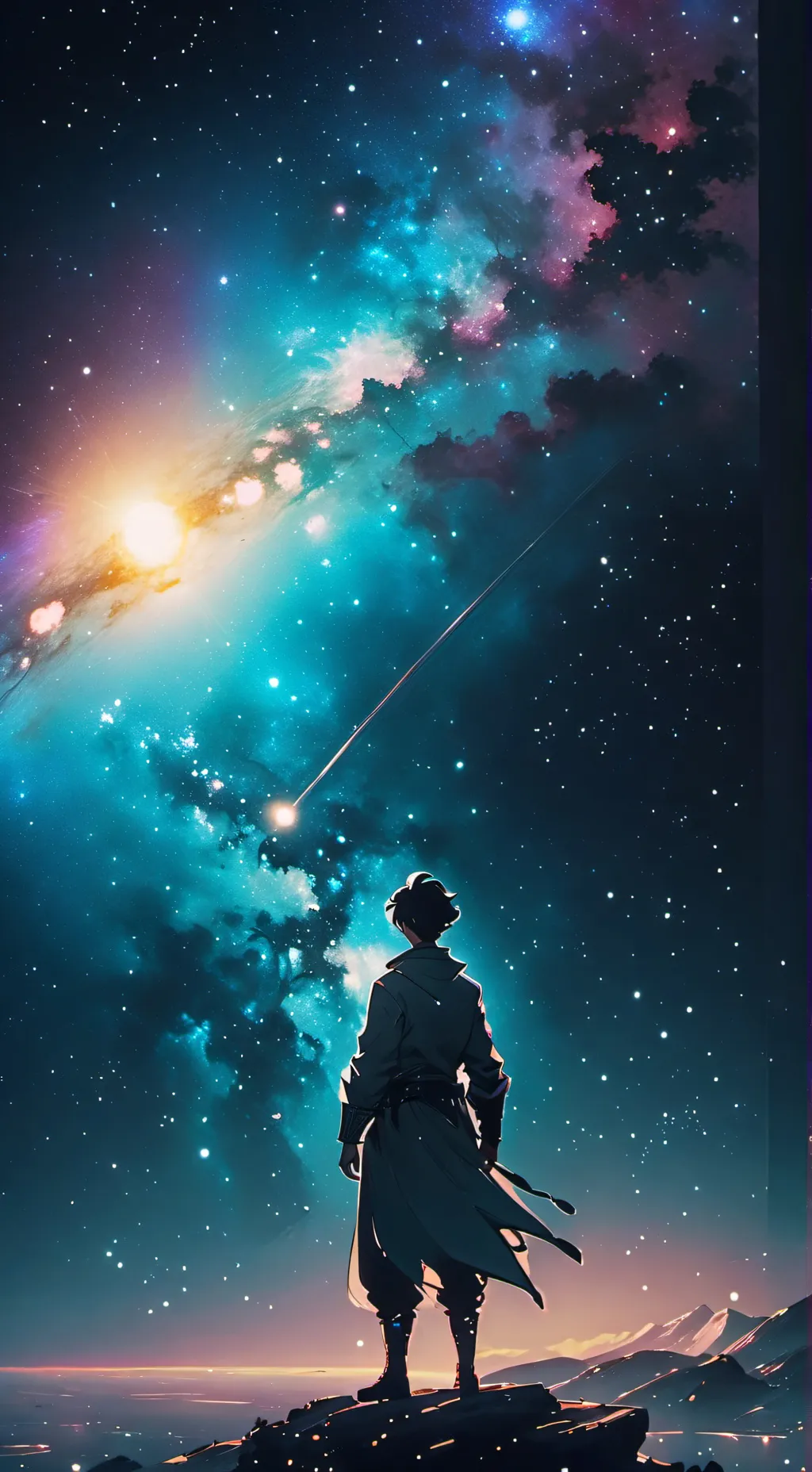 ai character: boy background