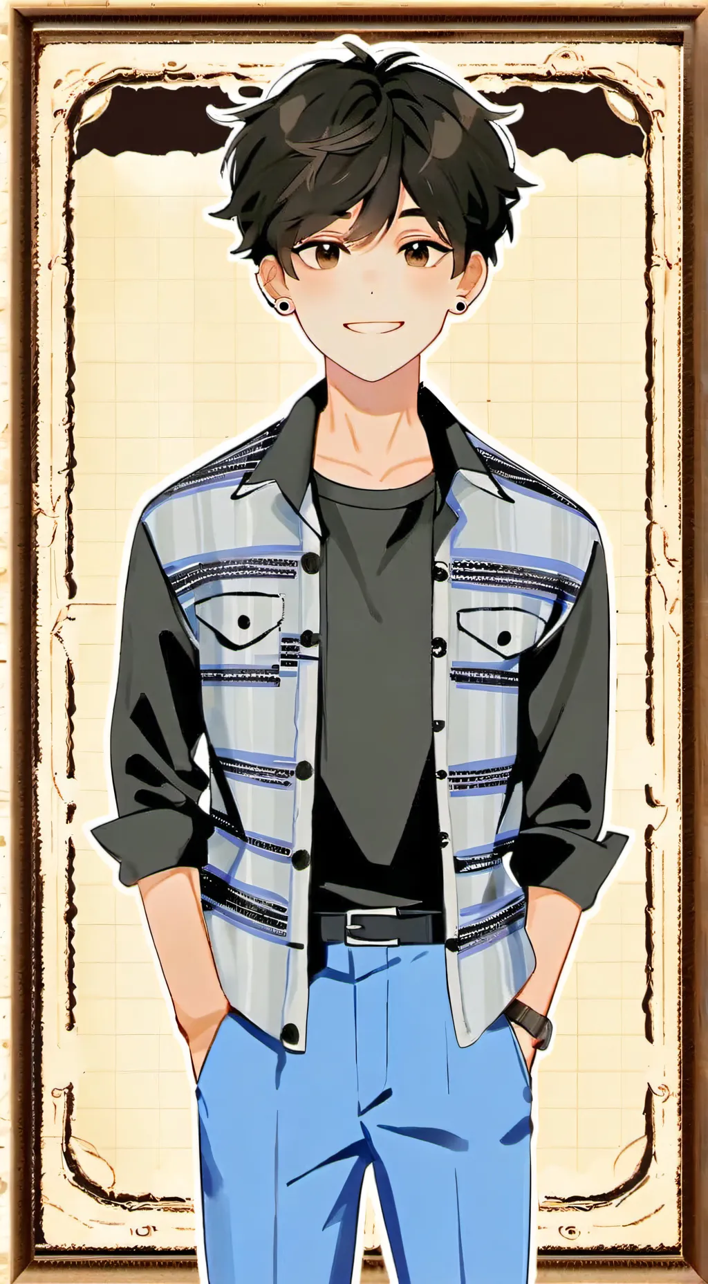 ai character: Max Russo🪄 background