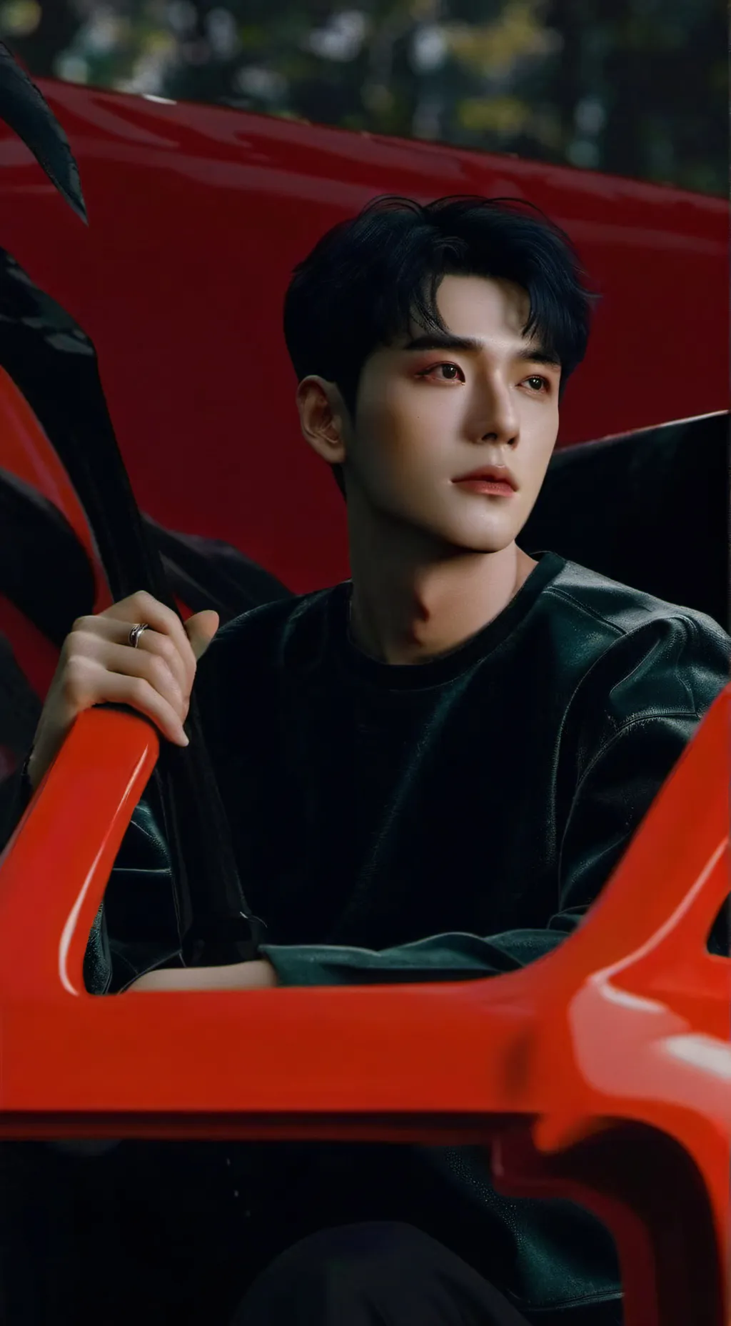 ai character: leon background