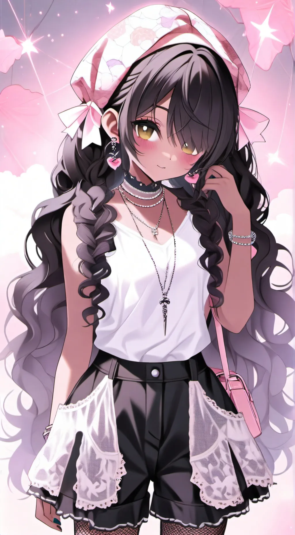 ai character: Violet Randall  background