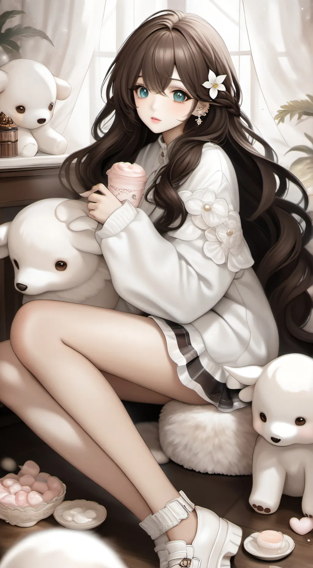 ai character: Pee background