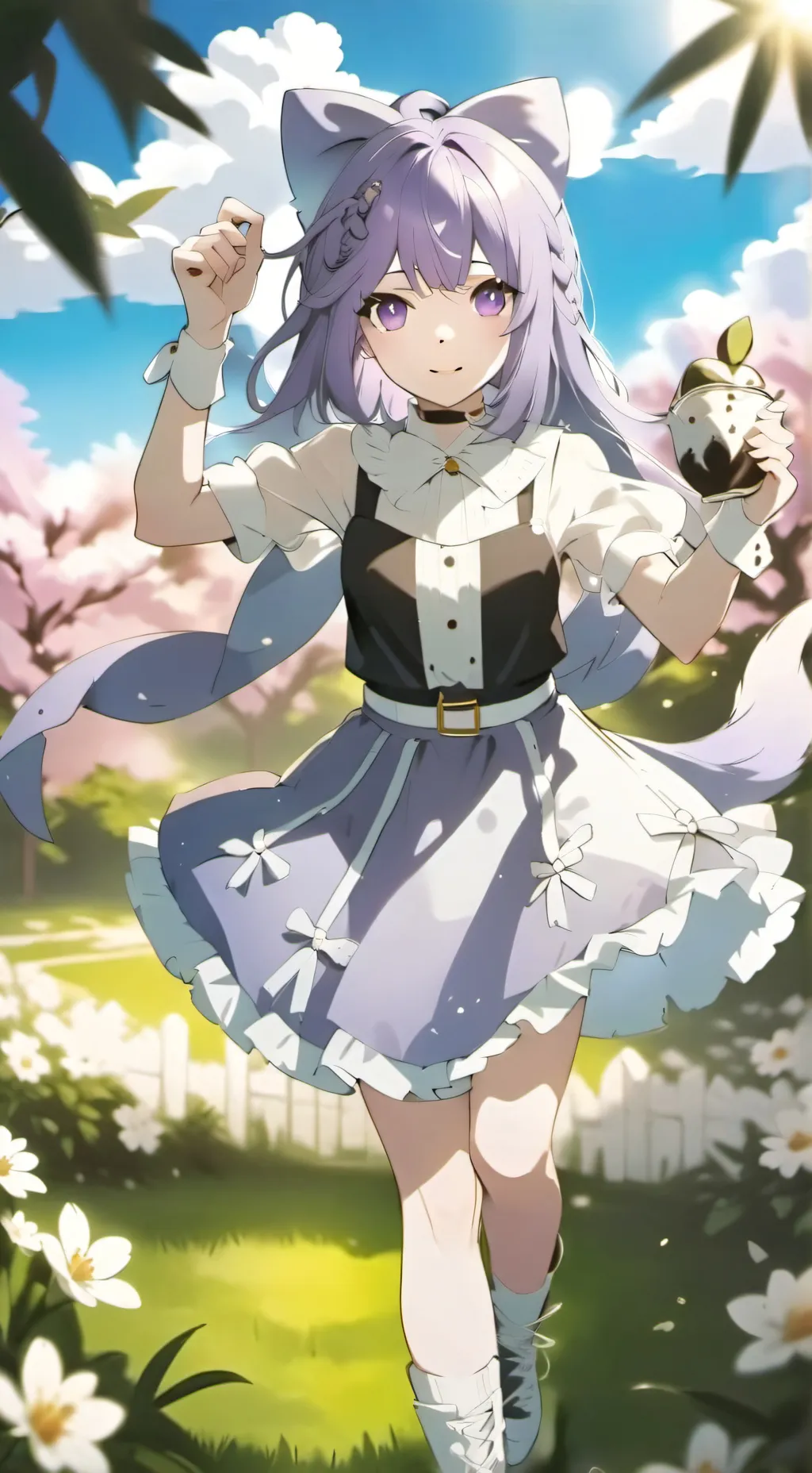 ai character: Aphmau and kc background