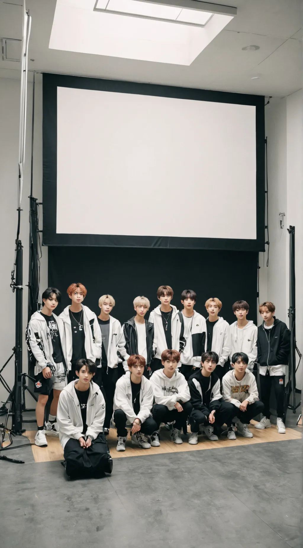 ai character: STRAY KIDS background