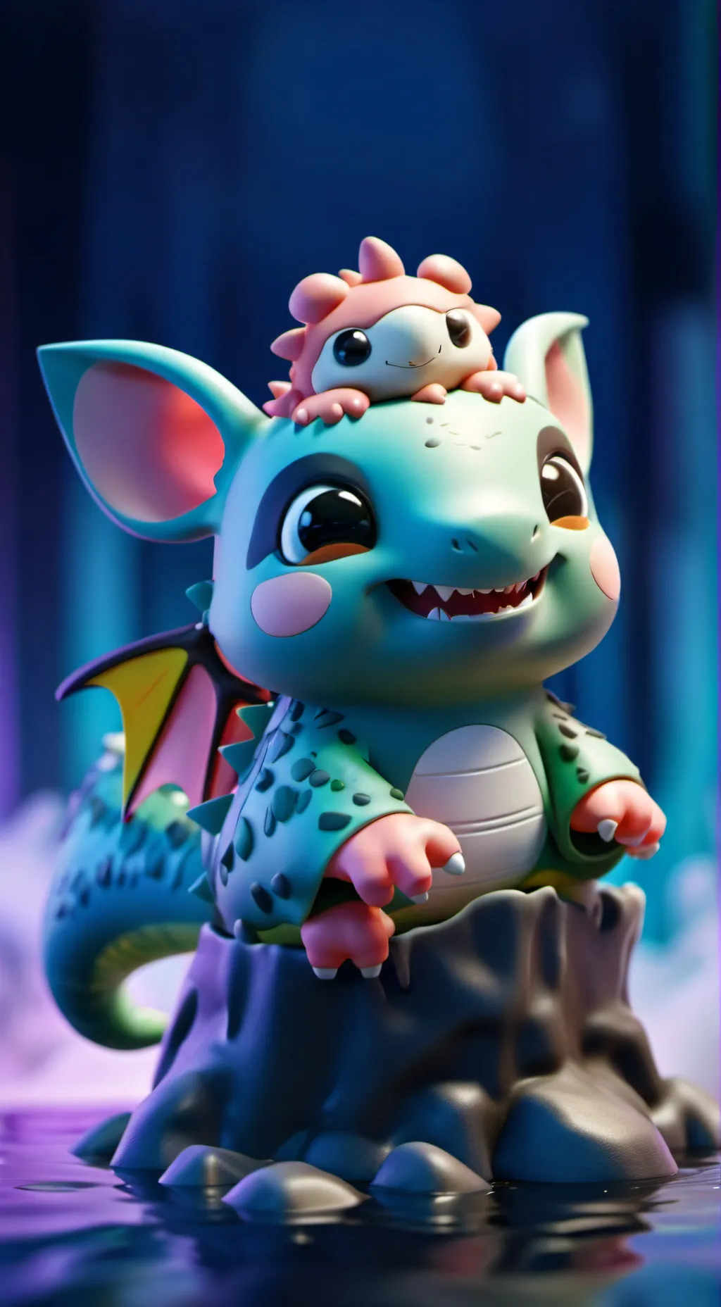 ai character: Nightmare critters background