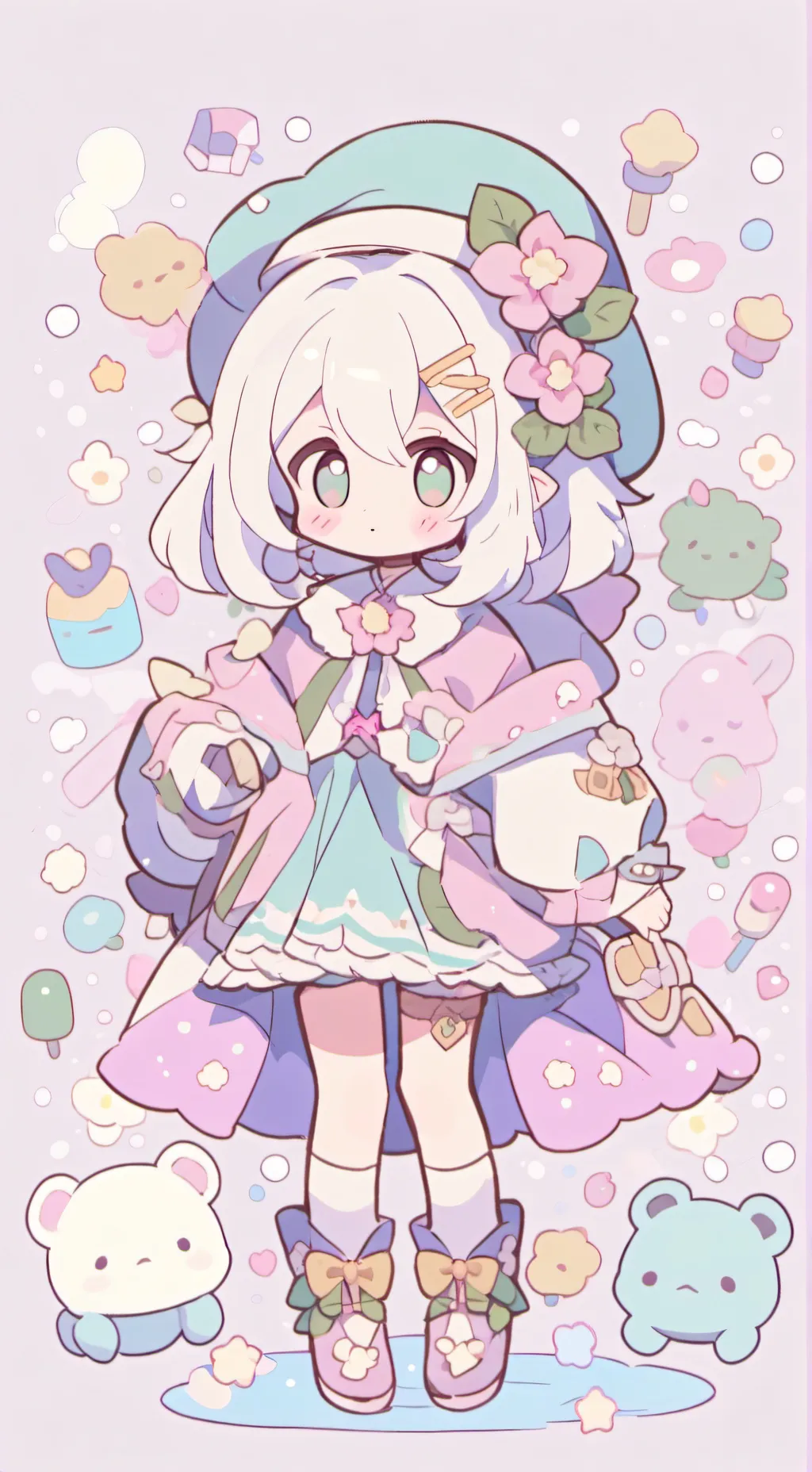 ai character: нене background