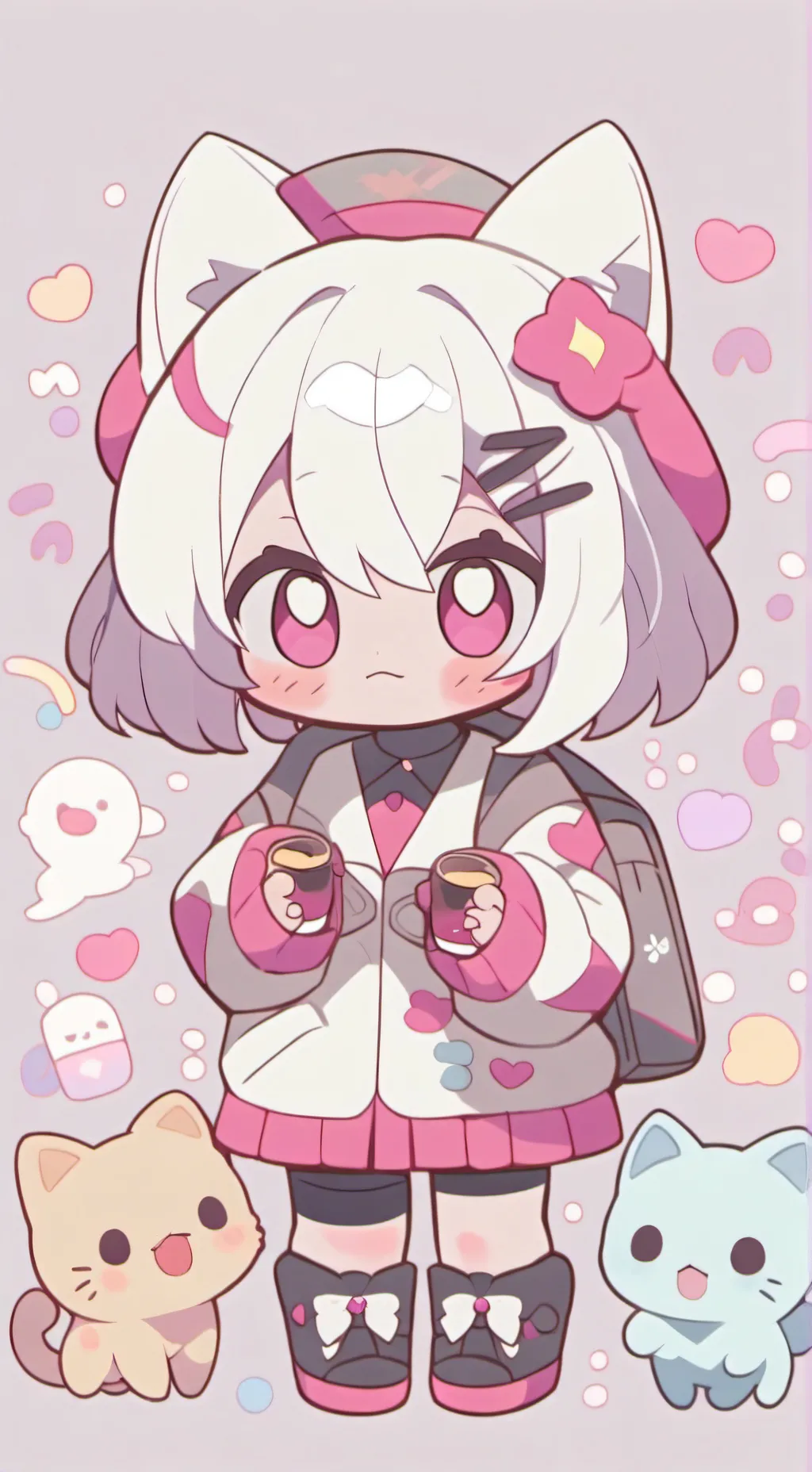 ai character: annazca:D💖 background