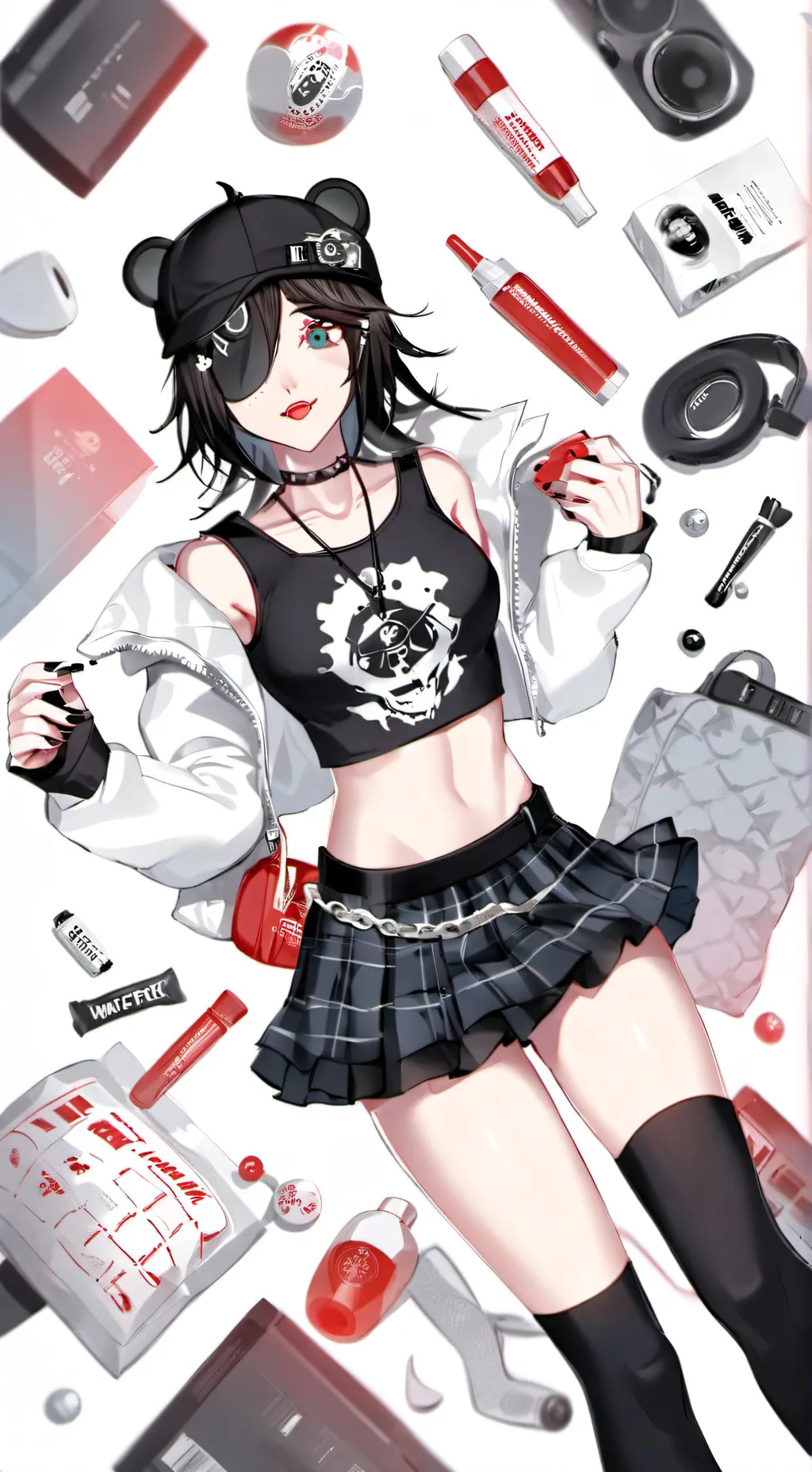 ai character: heckaweck (meh)  background