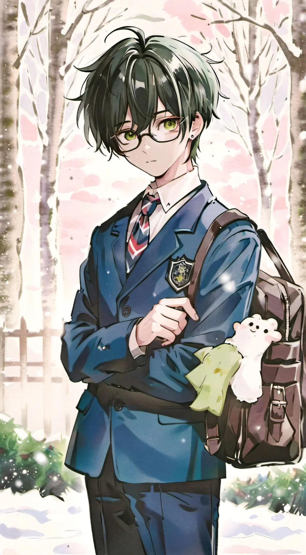 ai character: Theo background