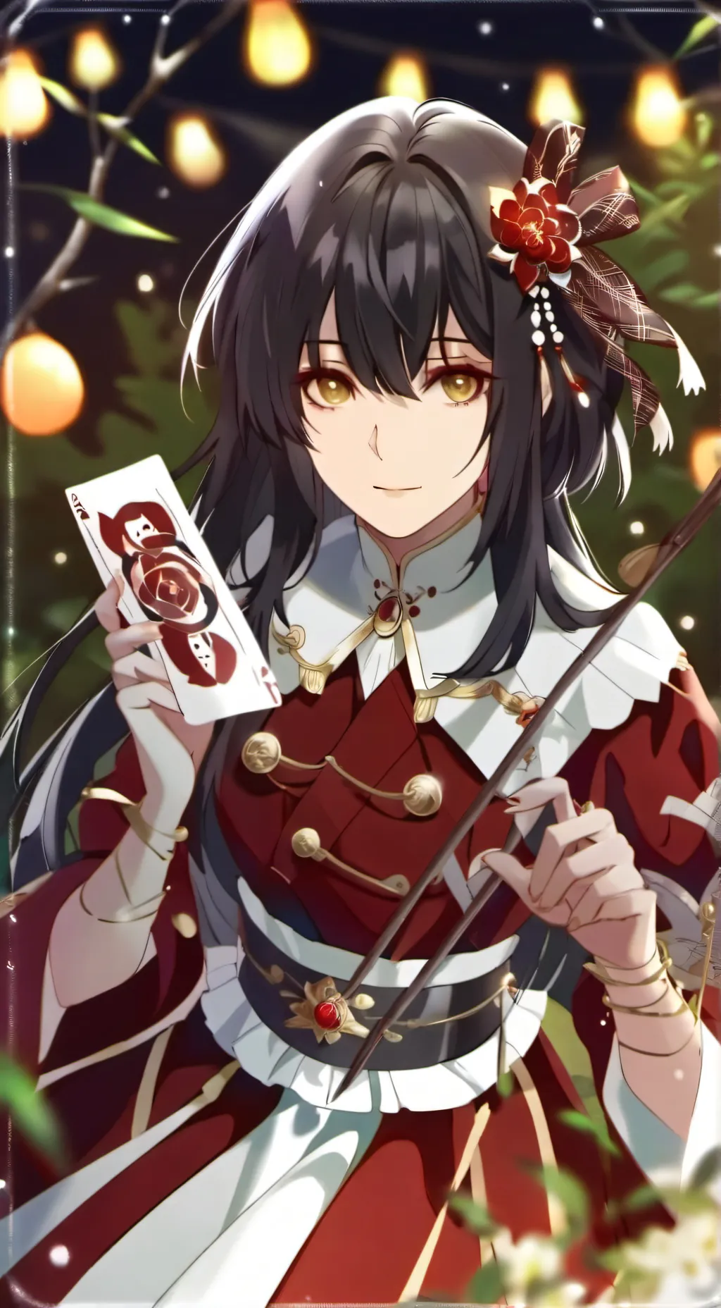 ai character: romantico background