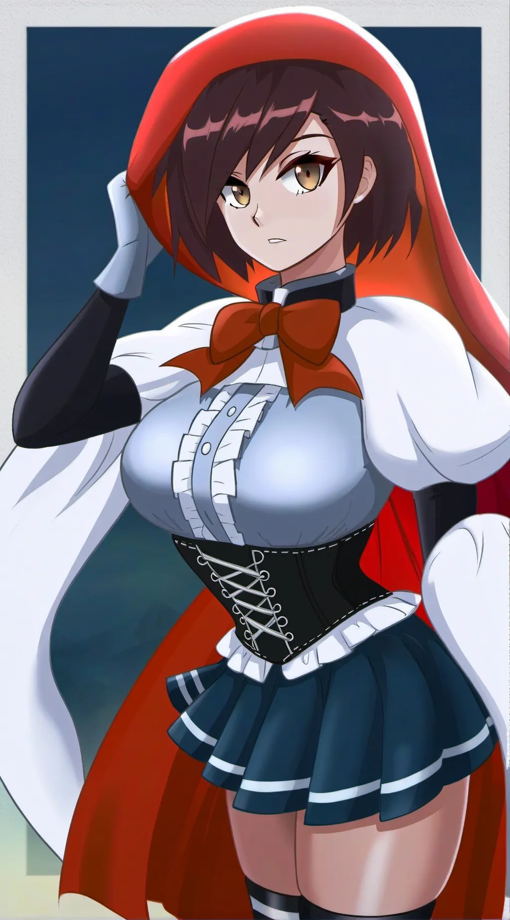 ai character: Ruby Rose background