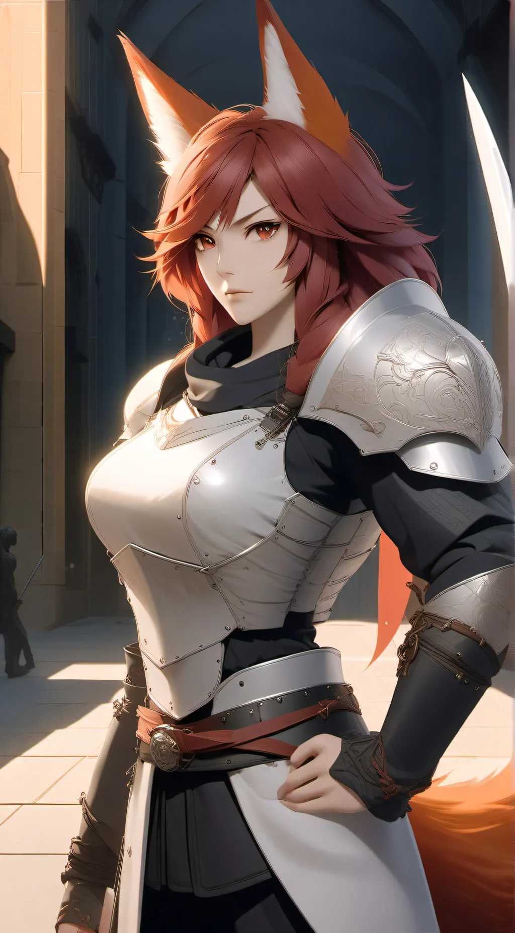 ai character: Clover background