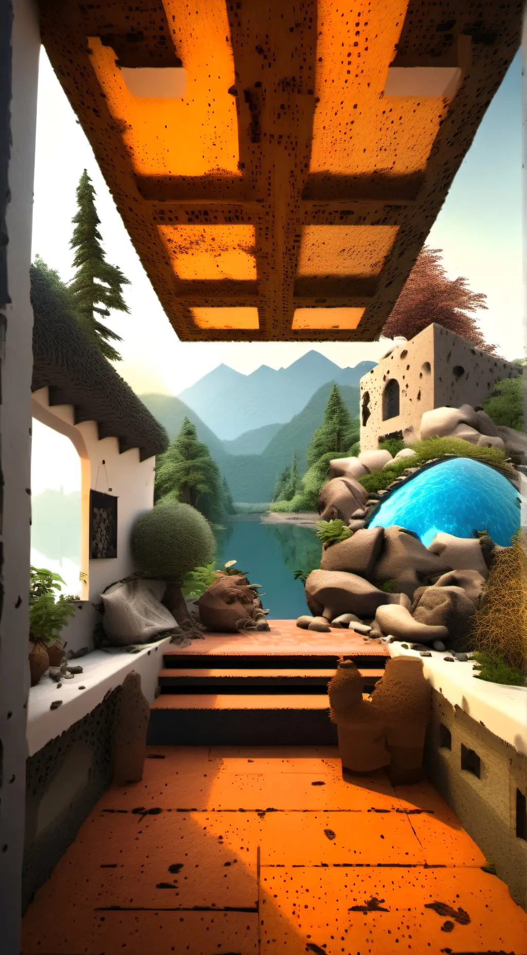 ai character: Nevada background