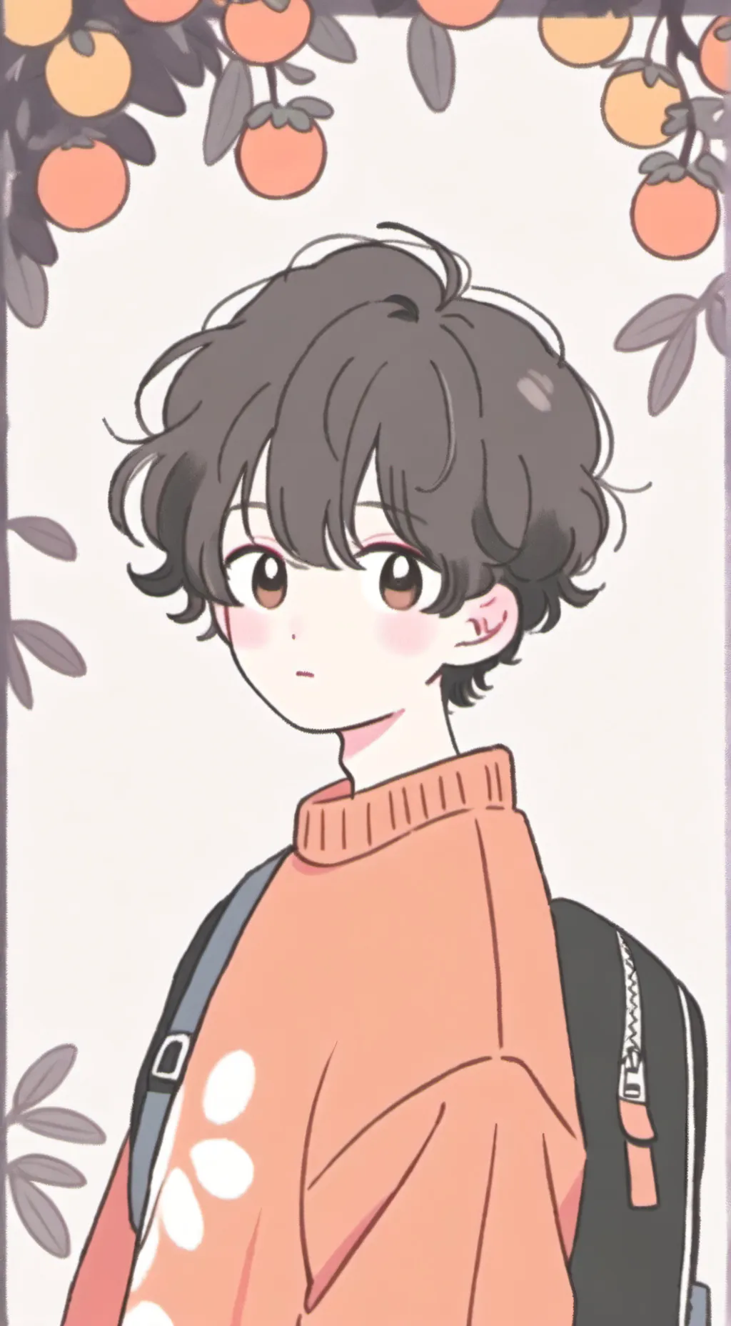 ai character: Autumn D. Fall background