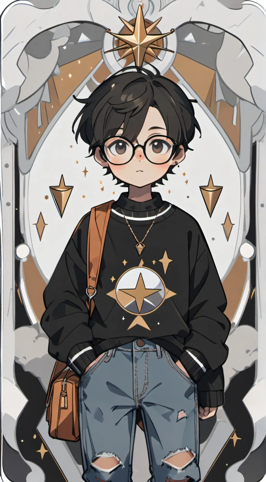 ai character: •○|eil|○• background