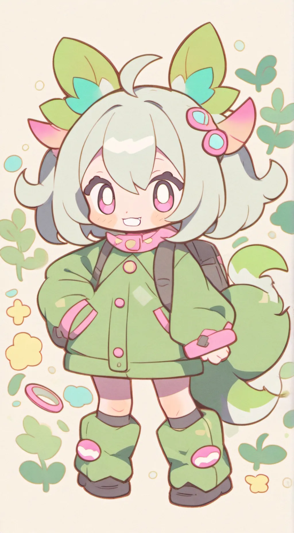 ai character: 🎉★Yatta★🎊 background