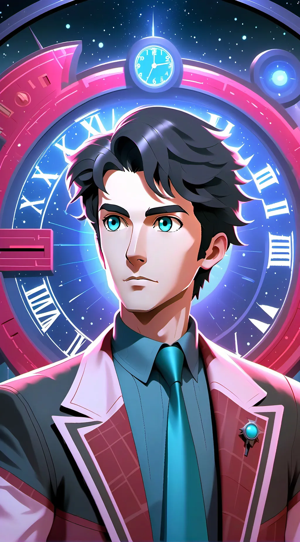 ai character: Time Machine  background
