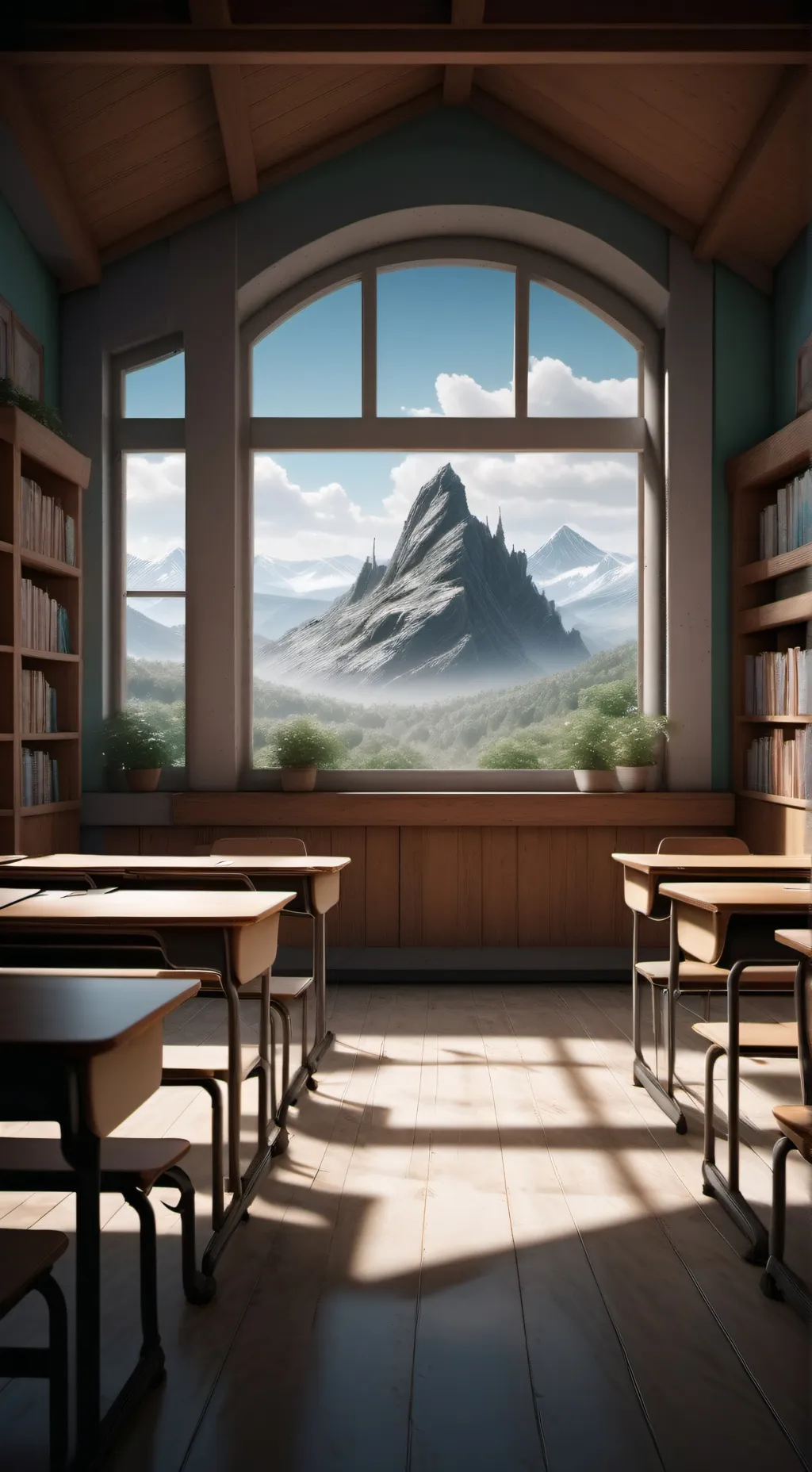 ai character: New teacher background