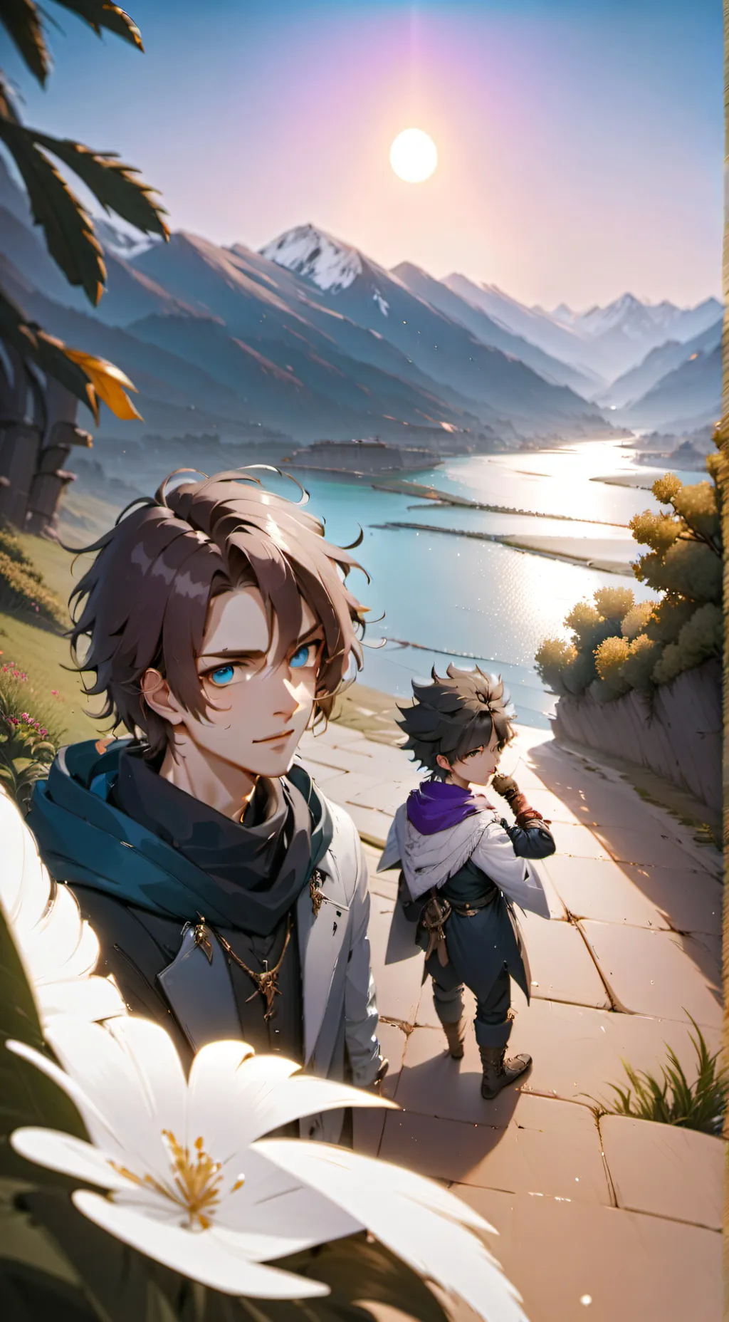 ai character: Michael afton  background