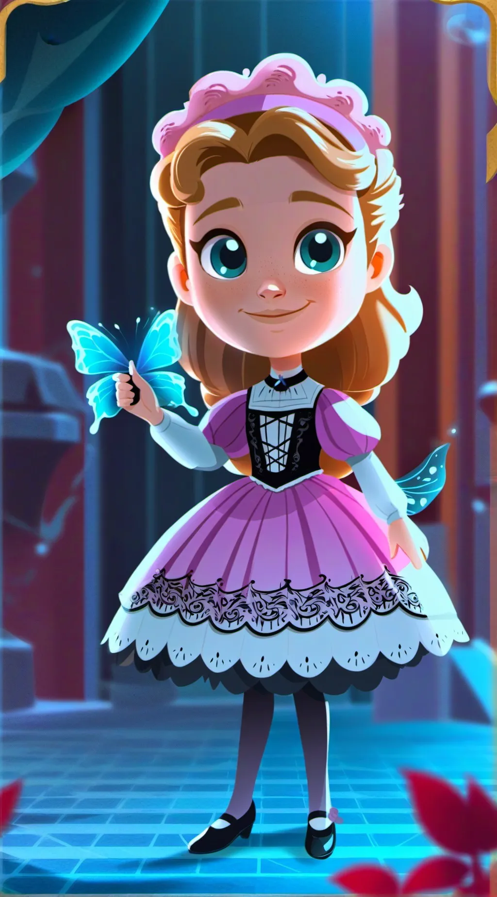 ai character: husker x angel  background