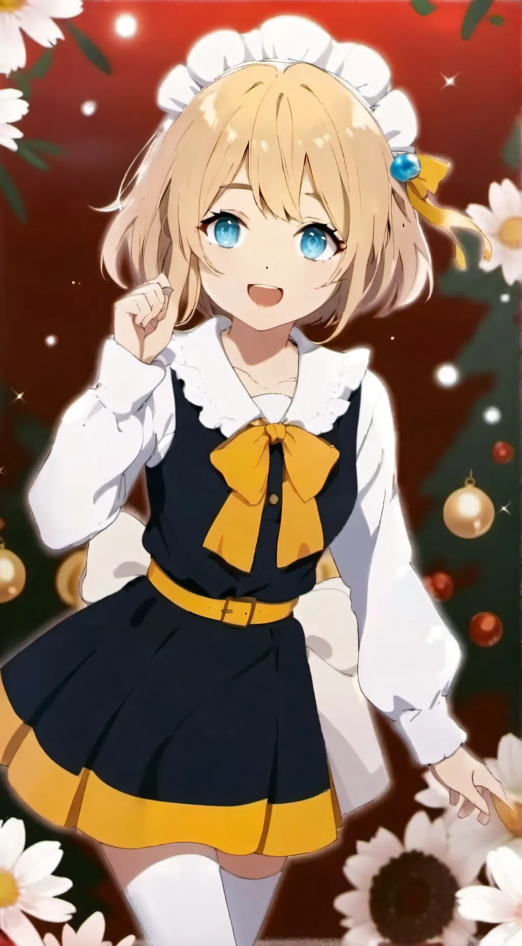 ai character: Crazy girl  background