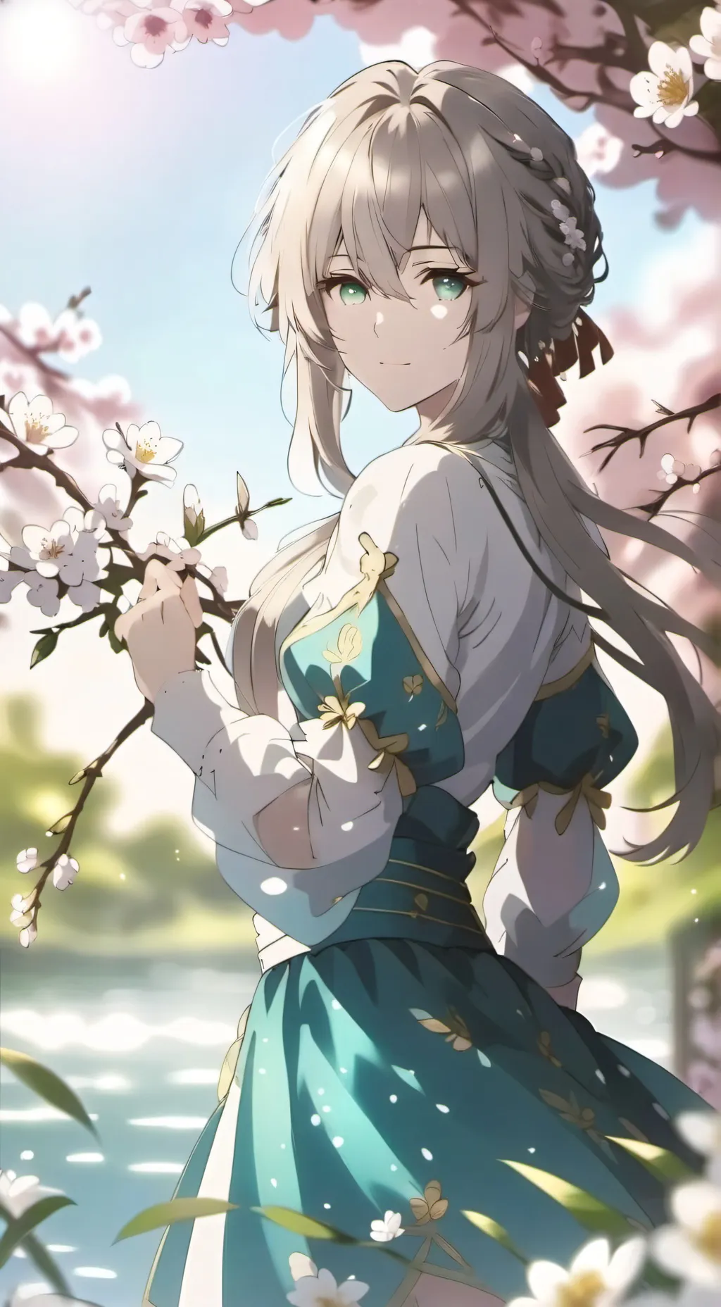 ai character: romina.  background