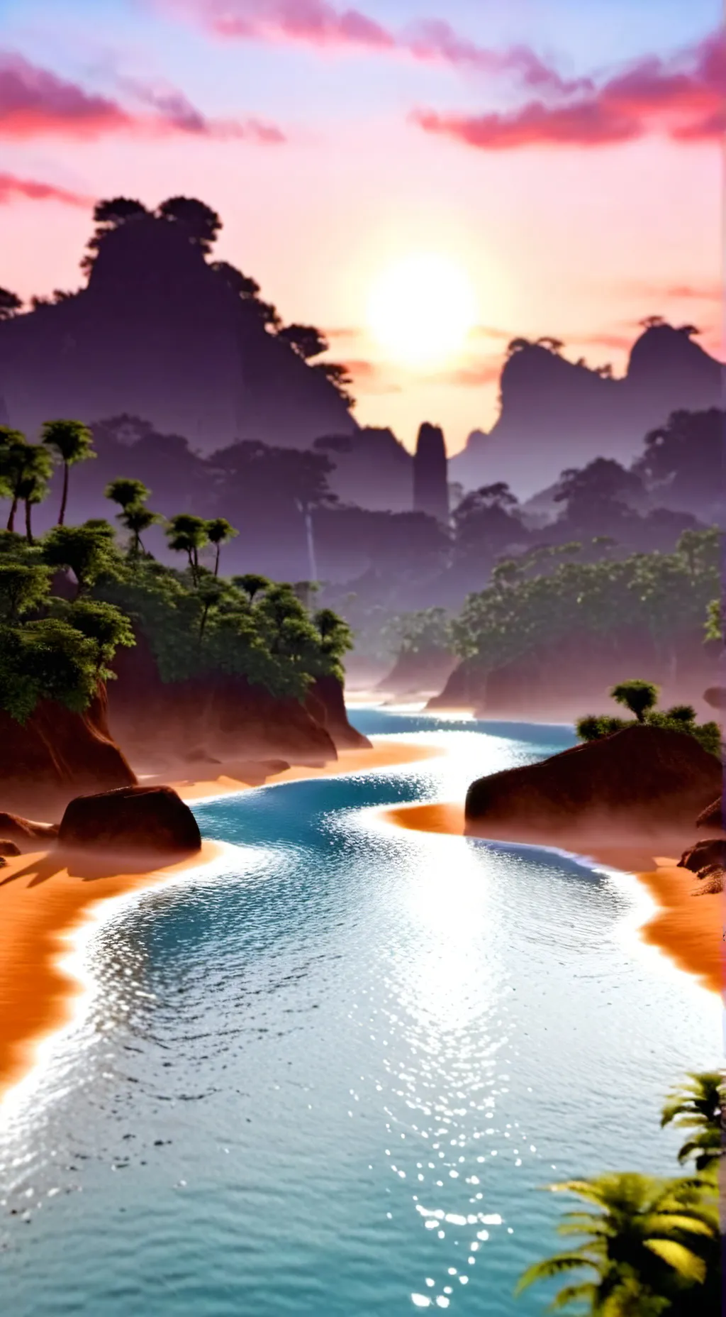 ai character: message to da peps background