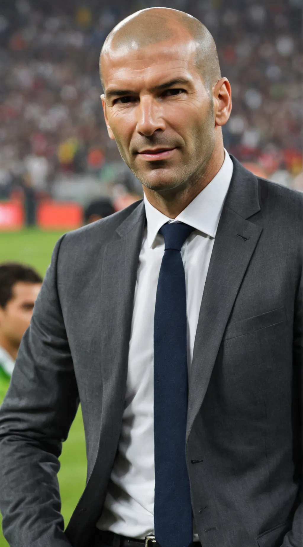 ai character: Zinedine Zidane background