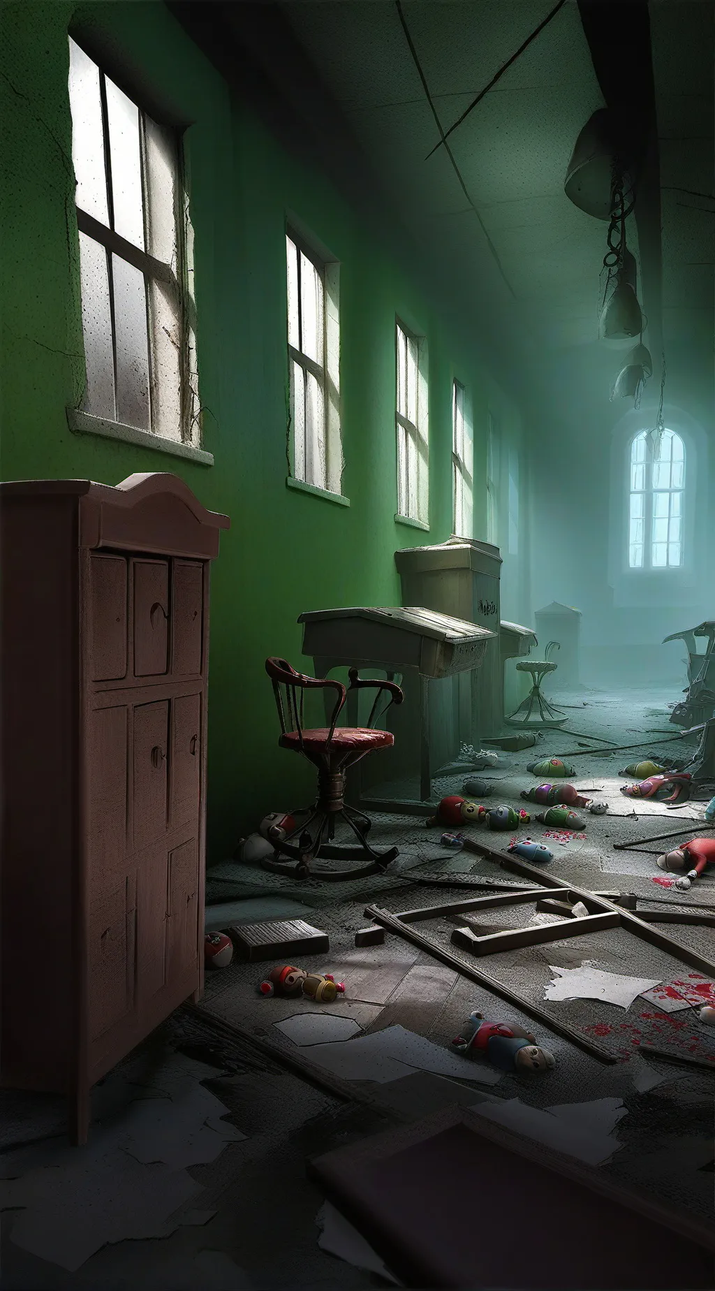 ai character: Poppy playtime background