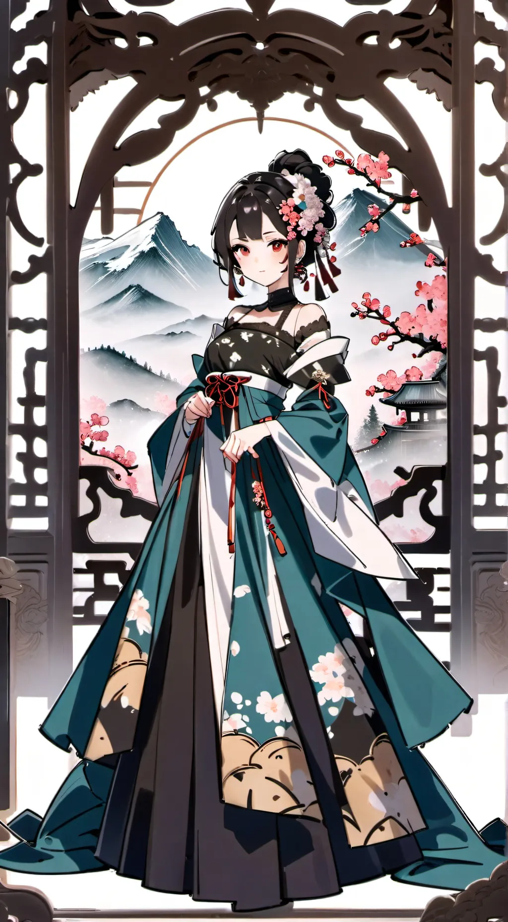 ai character: anaïs  background