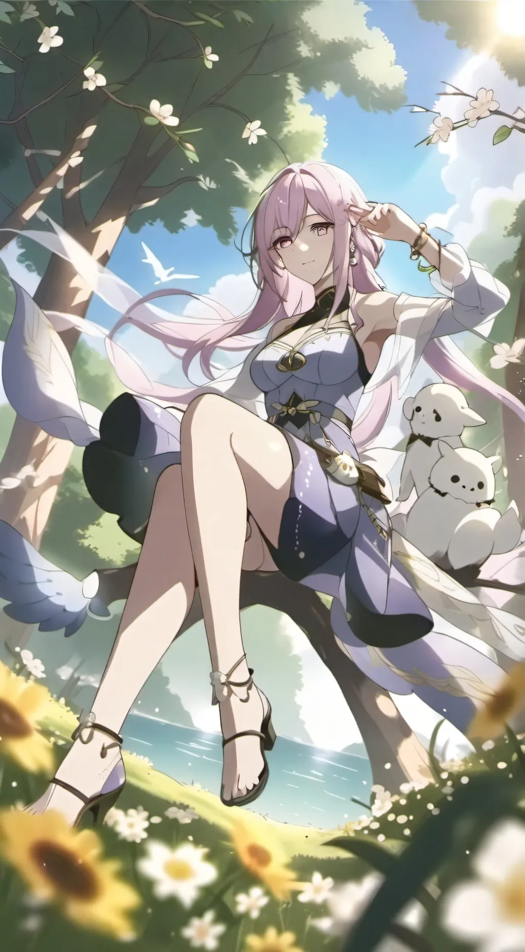ai character: Emilia  background