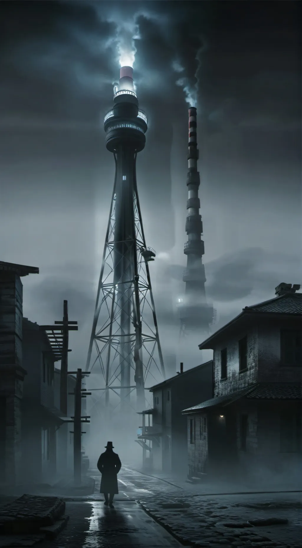 ai character: The Signal Tower background