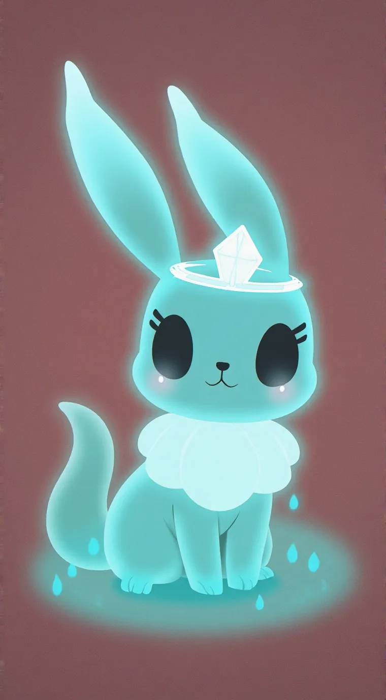 ai character: CrystalEevee background