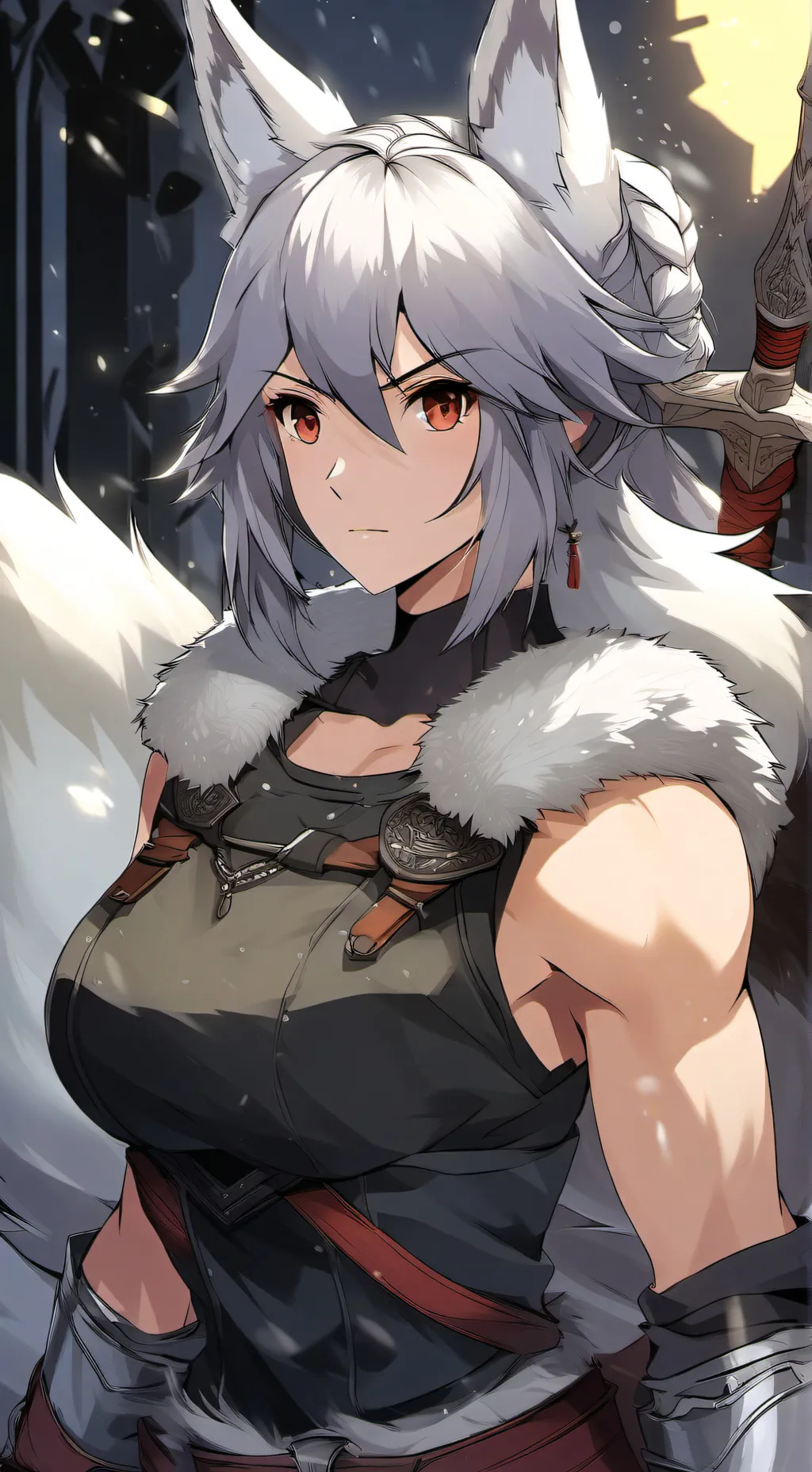 ai character: Magnolia background