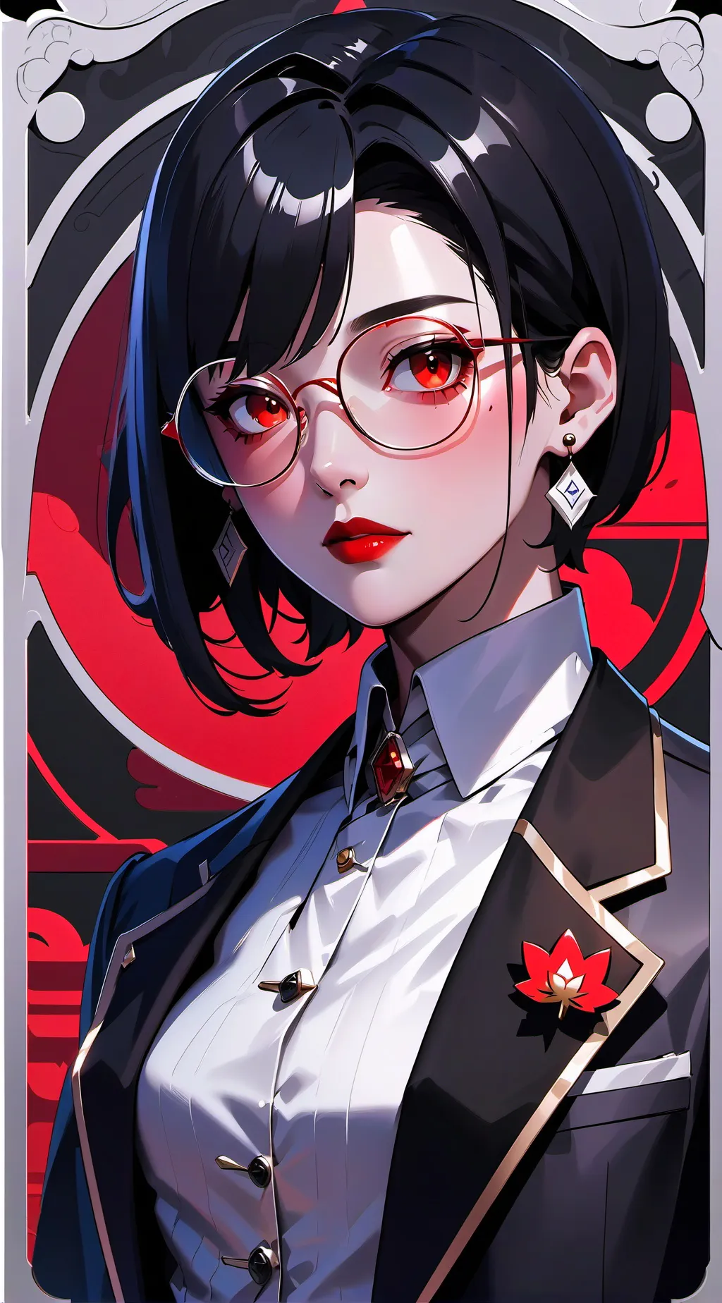 ai character: Tsundere  background